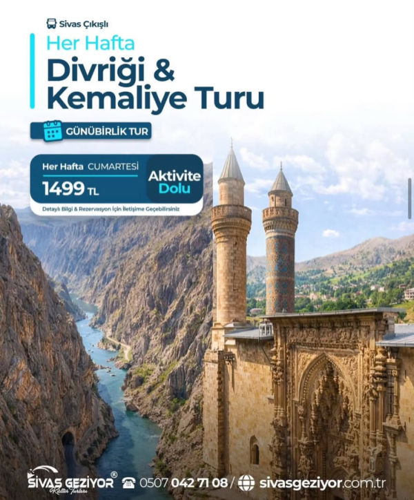 KEMALİYE - DİVRİĞİ TURU